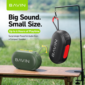 BAVIN <span class=keywords><strong>Precio</strong></span> al por Mayor, Oferta Especial, Altavoz Inalámbrico BM32 6H, Mini Altavoz Portátil con Correa - Product Image 2