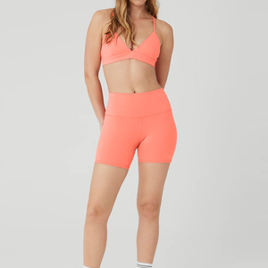 High Quality Eco-Friendly Lightweight Animal Print Zippers Elastic Waist Leggings Bra Workout Set Front Logo Women's Sports - Product Image 4