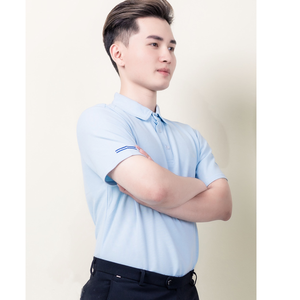 OMF VN Manufacturer's for Polo <b>Shirt</b> Fabric Breathable PE Cotton Soft Smooth Anti-Wrinkle Casual Bulk Order Design ODM/OEM - Product Image 5