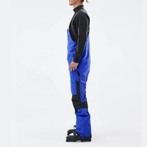 Men's Waterproof Ski Bib Pants Outdoor <b>Winter</b> Snowboard <b>Overalls</b> Insulated Windproof Breathable Ski Trousers with Cargo Pockets - Product Image 2