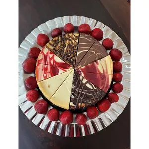 Oval Metal Serving <b>Plate</b> Polished Minimalist Design Dishwasher Safe for Party Catering and Dining Presentation - Product Image 2