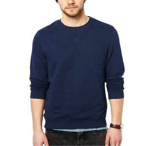 Nueva venta al por mayor de algodón en blanco con cuello redondo liso pulóver sudaderas con capucha personalizado Otoño Invierno Casual ropa de calle para hombres sudaderas con capucha sudaderas - Product Image 4