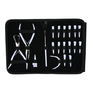 Salon Grade Hair Extension <b>Tools</b> Set Micro Bead Crimper Remover Plier Hair Pull Loop <b>Tool</b> <b>Clips</b> Ring Divider Swing Needles - Product Image 2