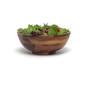 Tazón de Madera Hecho a Mano, Tazón para Servir Ensaladas de Madera Natural para Cocina y Comedor, Venta al por Mayor - Product Image 1