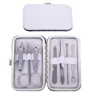 7 In 1 Stainless Steel Nail Kit With <b>Case</b> Portable Manicure Tools Set Classic Style For Adult - Product Image 2