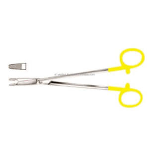 Porte-aiguilles manuel réutilisable en acier inoxydable T/C Tip Olsen-Hegar 17cm, instrument de suture, usage médical VERITAS - Product Image 5