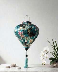 Meilleur choix, lanternes en soie vietnamiennes de bonne qualité, variété de couleurs, lanternes en soie et bambou artisanales, design personnalisé du Vietnam - Product Image 5