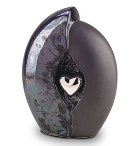 Urnas de Cremación para Adultos y Mascotas, Diseño de Lágrima Verde y Dorado Antiguo con Corazón, 200 Pulgadas Cúbicas, Ecológicas, Duraderas y Personalizables - Product Image 6