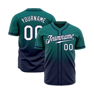 Breathable 100% Polyester Team Name Baseball Jerseys Breathable Polyester Baseball Jerseys with Player Name Camisetas de beisbol - Product Image 3