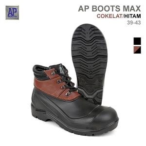 AP <b>Boots</b> AP MAX Steel Toe Safety <b>Boots</b>-PVC S5 Waterproof Industrial Heavy Duty <b>Work</b> Shoes Brown <b>Black</b> - Product Image 1