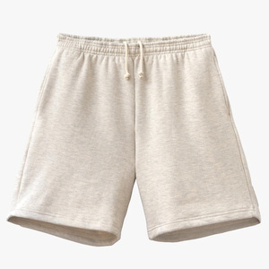 Conjunto de Sudadera con Capucha y Pantalones Cortos para Hombre, Color Sólido, Algodón, Felpa Francesa, Estilo Casual para el Hogar, Estilo Veraniego - Product Image 4