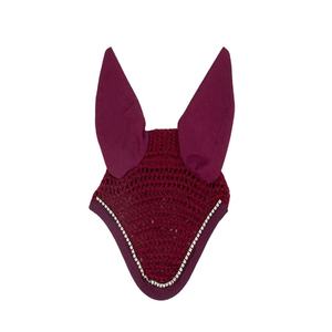 Voile anti-mouches pour chevaux avec bonnet d'oreilles en polyester, emballage et marque personnalisables, plusieurs tailles - Product Image 4