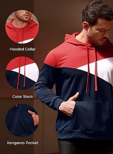 Sweat-shirt à capuche personnalisé pour homme en polyester et coton, pull molletonné, veste à capuche chaude d'hiver, décontractée, sportive, streetwear, fabrication - Product Image 5