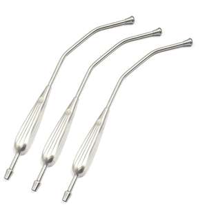 Stainless DeMedical Use Surgical Yankauer Suction Handle Dental Suction Tube Handle with Crown Tip By Grip Surgical - Product Image 1