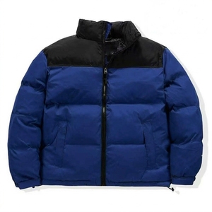 Chaqueta acolchada de invierno para hombre, de alta calidad, con cremallera larga, cuello alto, cálida, informal, holgada, para uso diario al aire libre. - Product Image 4