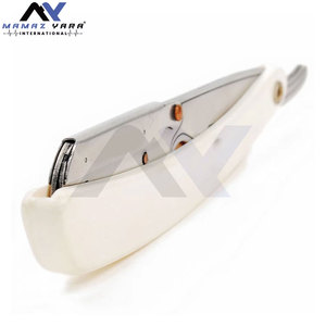 Navaja de Afeitar Recta de Acero Inoxidable para Hombre - Navaja de Una Sola Filo Premium para Afeitado Profesional en Barberías - Product Image 2