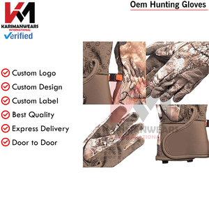 Hunting Gloves OEM Service Custom Logo Camouflage Tactical Gloves for Outdoor Brands Wholesale Export Supplier - Product Image 2