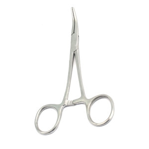 Pinzas de Crile Manuales de Acero Inoxidable de 5.5 Pulgadas Curvas de Grado Premium Autoclavables, Hemostato Quirúrgico con Certificación CE para Uso Médico y Dental - Product Image 4