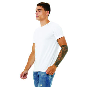 T-shirt en toile tricotée unie respirante de haute qualité pour homme, fabriqué au Pakistan, écologique et anti-rétrécissement - Product Image 2