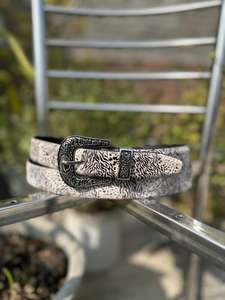 Ceinture à boucle de style western vintage, confortable, en alliage robuste, haute résistance, largeur 1-1,5 pouces, toutes longueurs - Product Image 3