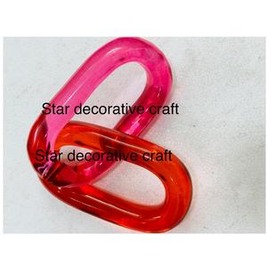 Maillons de chaîne en résine, maillons de chaîne pour rideaux en résine, maillons de chaîne pour bijoux en résine, chaînes en résine, chaînes à maillons en résine - Product Image 3