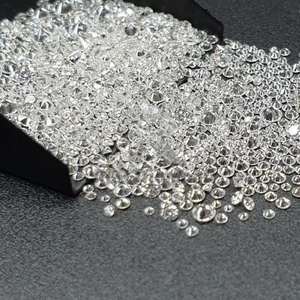 Diamants synthétiques CVD HPHT de laboratoire, de forme ronde, 1,50 mm, clarté VVS-VS, polis, couleur DEF, pour la fabrication de bijoux de luxe, vente en gros - Product Image 4