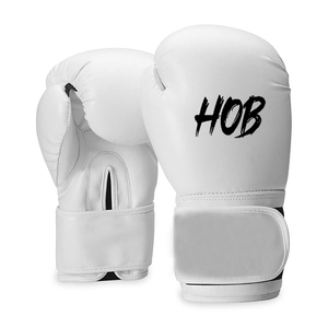Guantes de Boxeo de Cuero Genuino con Logotipo Personalizado, Guantes de Entrenamiento de Cuero Vacuno para Competencia, Equipo de Lucha Profesional para Adultos - Product Image 3