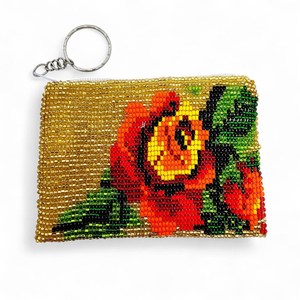 Latest Design Hand Pouch Beaded Embroidered Seed <b>Bead</b> Handmade Coin Purse with Customized Color for Women and Girl - Product Image 2