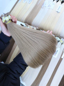 Venta caliente 100 gramos de extensiones de cabello virgen vietnamita a granel Natural recto doble dibujado Color Piano sin enredos trama mejor - Product Image 5