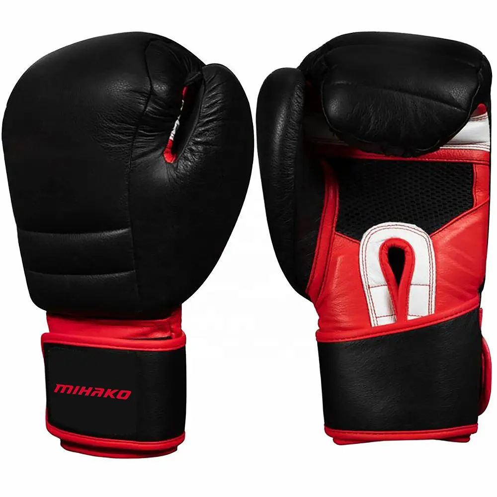 Professional competition Boxing Gloves Vintage PU leather Boxing Gloves Custom Sizes 10oz/12oz/14oz for Best Win Fighting