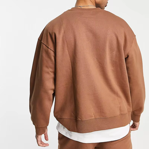 Sudadera Casual de Moda para Hombre al por Mayor, Personalizada, Oversize, Cuello Redondo, Color Liso, Ajuste Holgado, para Gimnasio y Running, con Estampado en Tela - Product Image 2