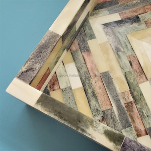 Joyero con incrustaciones de resina, Diseño de escultura de Ángel hecho a mano, diseño moderno y elegante para el hogar o los viajes - Product Image 3