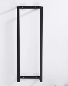 OEM/ODM – Support mural adhésif en acier inoxydable noir mat pour serviettes de salle de bain, vente chaude au Vietnam - Product Image 5