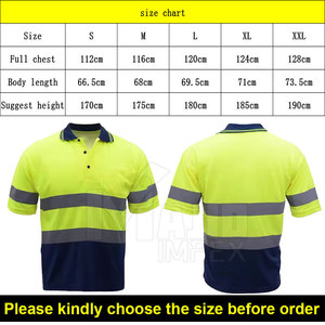 Camisetas Polo de Trabajo para Hombre, Transpirables, Duraderas, de Manga Corta, Uniformes para Construcción, Fábrica, Taller, Camisetas Polo de Trabajo Resistentes para Hombre - Product Image 5