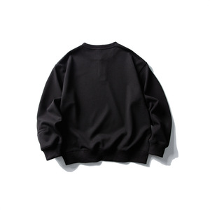 เสื้อสเวตเชิ้ตผู้ชายทรงโอเวอร์ไซส์ ผ้าถักขนแกะ คอปกติดกระดุม ผ้าฝ้าย 100% สีพื้น สไตล์ลำลอง ใส่ได้ในฤดูใบไม้ผลิ แขนเสื้อทรงปกติ - Product Image 3