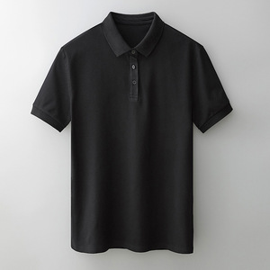 เสื้อโปโลผ้าฝ้ายแบบ OEM สำหรับผู้ชายวัยกลางคน สีขาวล้วน แขนสั้น สไตล์ญี่ปุ่น ปกเสื้อแบบปกเชิ้ต สำหรับฤดูร้อน - Product Image 5