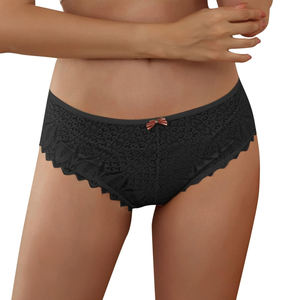 กางเกงในผ้าฝ้ายทรงบิกินี่เอวต่ำ แบบเว้าสูง ยืดหยุ่นได้ดี สำหรับผู้หญิง - Product Image 4