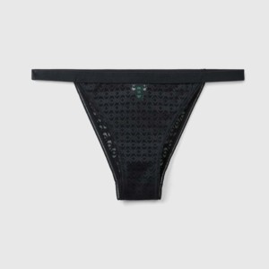 Braguitas Sexys de Corte Alto y Talle Medio para Mujer, Color Negro Sólido, para Uso Diario, Grosor Estándar, Tejido de Algodón y Spandex - Product Image 2