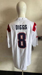 Wholesale Personalized Patriots Football Jersey Diggs #8 Judon #9 <strong>Zappe</strong> #4 Authentic Team Uniforms QuickDry Rugby Jersey Apparel - Product Image 6