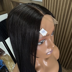 <b>Black</b> Color <b>Long</b> Hair Vietnamese Human Price Hair Extensions Natural Straight Wig Hair Bone Straight - Product Image 4