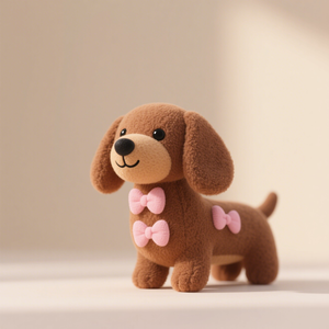 Simpatico bassotto cucciolo bambola di simulazione personalizzata animale peluche peluche cotone cane PP farcito regalo per bambini - Product Image 2