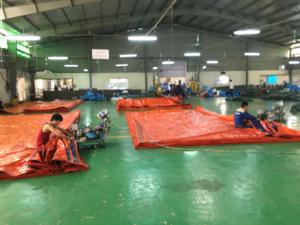 Lona de PE naranja de alta calidad, superventas, corte personalizado de alta resistencia, OEM, ODM, fabricante Vietnam K-Tarp VIna personalizable - Product Image 4