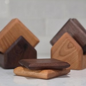 Posavasos Cuadrados de Madera, Resistentes al Calor, Reutilizables, para Mesa de Comedor, de Alta Calidad - Product Image 6