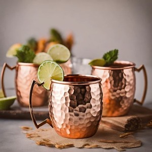 <b>Large</b> Capacity Copper <b>Mugs</b>-Modern Design Eco-Friendly Custom Logo Bulk Wholesale | METAL LINE EXPORTS | for Gifts - Product Image 1