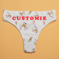 Braguitas de bikini de talle bajo para mujer, tejidas 100% algodón, ecológicas, antibacterianas, para adultos, venta al por mayor a granel.