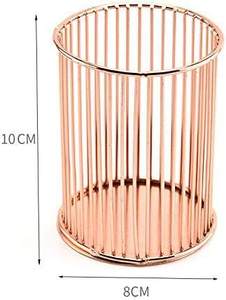 Metal Wire Pen Pencil <b>Holder</b> Stylish Desk Organizer Multipurpose Cup for Office Supplies <b>Makeup</b> Brushes - Product Image 5