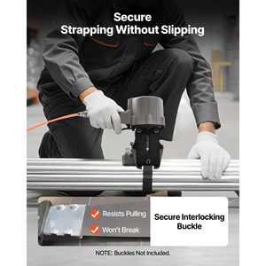 Tenditrice Pneumatica per Reggette in Acciaio 8500 N, Larghezza 1.26 Metri, con Taglierina e Sigillatrice - Product Image 4