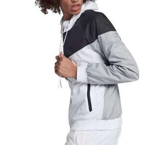 Unisex Canvas Windbreaker <b>Jacket</b> Stylish Breathable Quick Dry Anti-Bacterial <b>Light</b> Weight Front Logo Breathable Quick Dry <b>Jacket</b> - Product Image 3