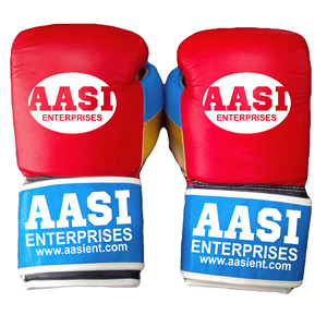 Gants de boxe de gymnastique personnalisés en cuir métallisé Gants de kickboxing d'entraînement spéciaux - Product Image 2