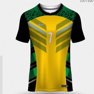 Camisetas de Fútbol Sublimadas con Logotipo Personalizado al por Mayor para Hombre, Conjuntos de Uniformes de Fútbol 100% Poliéster, Camisetas Económicas - Product Image 3